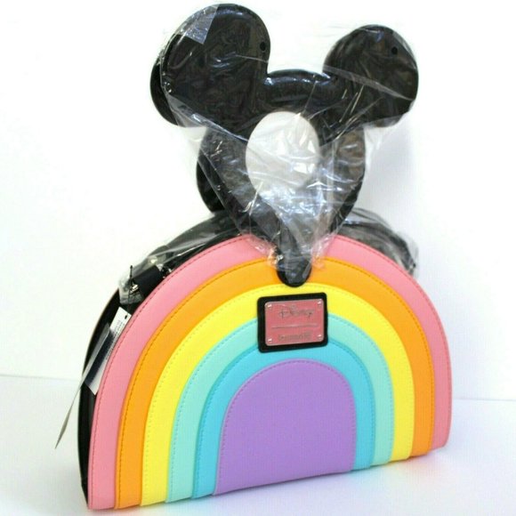 Loungefly Bags Loungefly Disney Mickey Mouse Pastel Rainbow Pride
